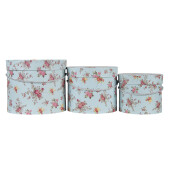 Set 3 cutii depozitare carton (3) 23x19 cm, 20x16 cm, 17x14 cm