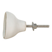 Buton mobilier ceramica albastra aurie 4x4x3 cm / S3 cm