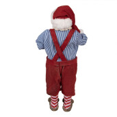 Figurina Mos Craciun Xmas multicolor 16x8x28 cm