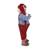 Figurina Mos Craciun Xmas multicolor 16x8x28 cm