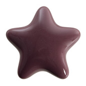 Set 4 butoni mobilier ceramica violet Stelute 4x3/6 cm