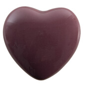 Set 4 butoni mobilier ceramica violet Inimioare 4x3/6 cm