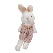 Set 3 figurine Iepurasi textil 6x4x14 cm