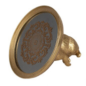 Tava decorativa polirasina aurie oglinda 20x16 cm