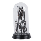 Decoratiune Chei polirasina metal sticla 18x36 cm