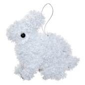 Figurina Iepuras Paste alb 11x5x14 cm