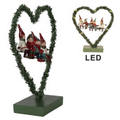 Decoratiune Craciun cu led 26x9x28 cm
