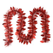 Ghirlanda Craciun rosie 200 cm