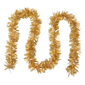 Ghirlanda Craciun beteala plastic aurie 200 cm