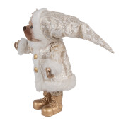 Figurina Ursulet textil multicolor 22x16x36 cm