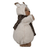 Figurina Ursulet textil multicolor 22x16x40 cm