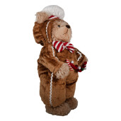 Figurina Ursulet textil multicolor 22x16x43 cm