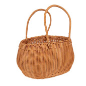 Cos plastic maro 38x24x19/38 cm