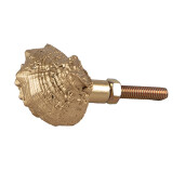 Set 2 butoni mobilier polirasina aurie Scoica 4x3x3 cm