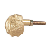 Set 2 butoni mobilier polirasina aurie Scoica 5x3x3 cm