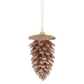 Set 6 ornamente brad Con cupru 7x13 cm