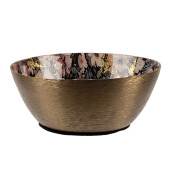 Suport lumanare metal multicolor Ø 11x5 cm