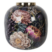 Vaza flori metal multicolor Ø 29x29 cm