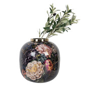 Vaza flori metal multicolor Ø 29x29 cm