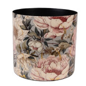 Ghiveci flori metal multicolor Ø 16x15 cm