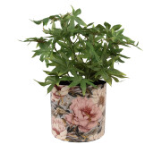 Ghiveci flori metal multicolor Ø 16x15 cm