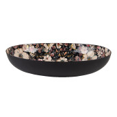 Bol decorativ metal multicolor 34x27x7 cm