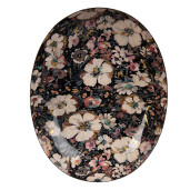 Bol decorativ metal multicolor 34x27x7 cm