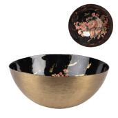 Bol decorativ metal multicolor 21x20x8 cm