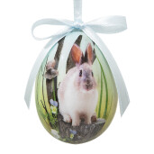 Set 12 Oua decorative Paste plastic Ø 4x5 cm