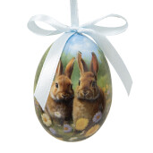 Set 12 oua Paste plastic multicolor Ø 4x5 cm