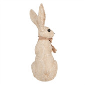Figurina Iepuras Paste textil bej 25x19x54 cm
