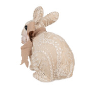 Figurina Iepuras Paste textil bej 26x15x23 cm