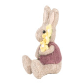 Figurina Iepuras Paste textil 10x10x19 cm