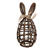 Decoratiune Paste ratan maro 23x22x45 cm