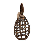 Decoratiune Paste ratan maro 23x22x45 cm