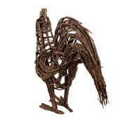Figurina Gaina ratan maro 34x15x39 cm