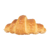 Croissant decorativ plastic maro 13x7x5 cm