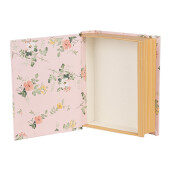 Cutie decorativa tip Carte carton multicolor 17x14x5 cm