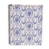 Cutie decorativa tip Carte carton alb albastru 17x14x5 cm