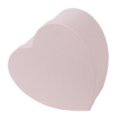 Set 3 cutii depozitare carton roz Inimioare 21x20x9 cm, 18x17x7 cm, 15x14x6 cm