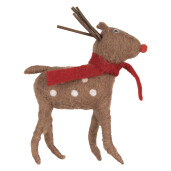 Figurina Ren textil multicolor 14x4x19 cm
