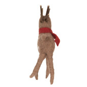 Figurina Ren textil multicolor 14x4x19 cm