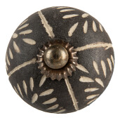 Buton mobilier ceramica multicolora Ø 4x4 cm / S3 cm