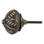 Buton mobilier ceramica multicolora Ø 4x4 cm / S3 cm