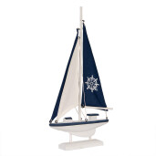 Barca decorativa 20x4x37 cm