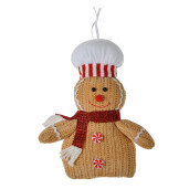Figurina Turta Dulce textil multicolor 15x4x21 cm