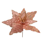 Craciunita artificiala roz aurie Ø 44x58 cm