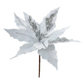 Craciunita artificiala alba argintie Ø 30x26 cm