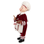Figurina Elf textil multicolor 15x10x28 cm