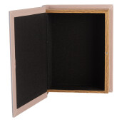 Set 3 cutii tip Carte lemn multicolor 27x22x7 cm, 22x17x6 cm, 17x12x4 cm